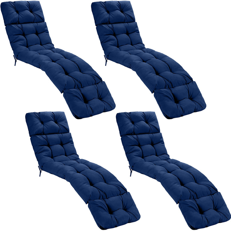 Giantex Set of 1/2/4 Lounge Chair Cushion(73X22X4 Inch)