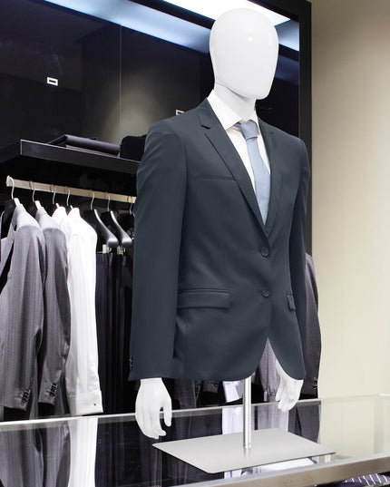 Giantex Male Mannequin Torso Adjustable Height Detachable Arms Dress Form Display w/Metal Stand, Bright White