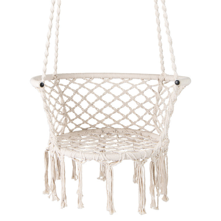 Giantex Hammock Chair | Macrame Swing Chair with Tassels