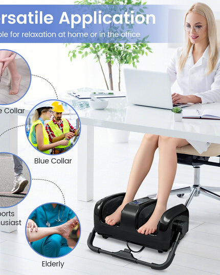 Giantex Foot Massager with Heat, 3 Massage Modes & Speed, Timer, 3 Intensity, Washable Cover