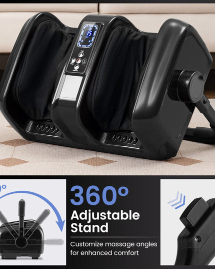 Giantex Foot Massager with Heat, 3 Massage Modes & Speed, Timer, 3 Intensity, Washable Cover