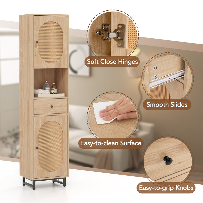 Meuble de salle de bain Giantex de 170 cm de haut