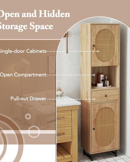 Meuble de salle de bain Giantex de 170 cm de haut
