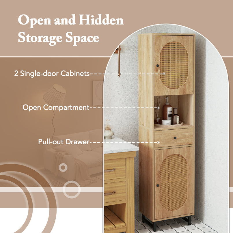 Meuble de salle de bain Giantex de 170 cm de haut