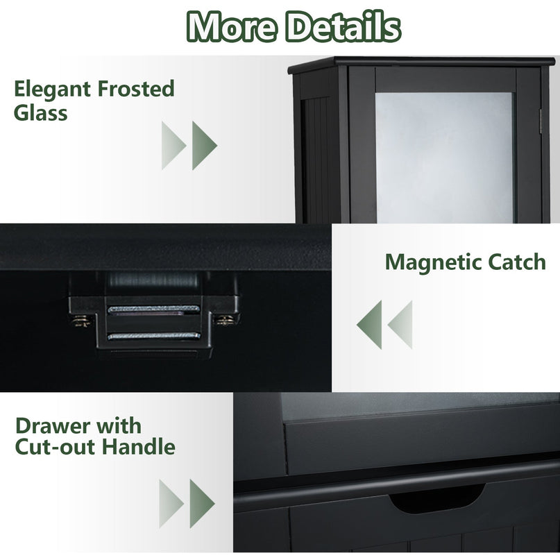 Giantex Freestanding Bathroom Storage Cabinet