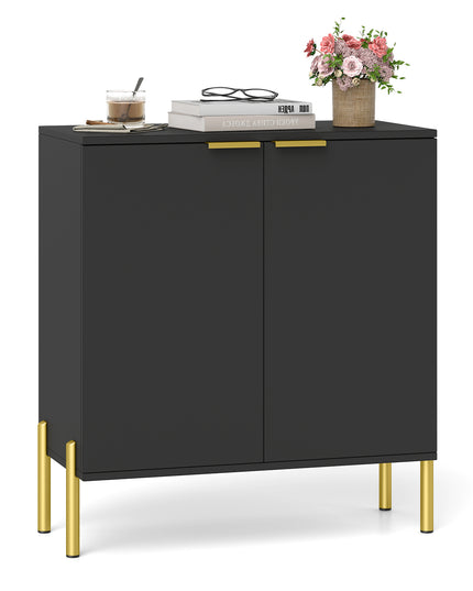 Buffet Giantex avec Rangement, Buffet de Cuisine à 2 Portes avec Armoire de Rangement