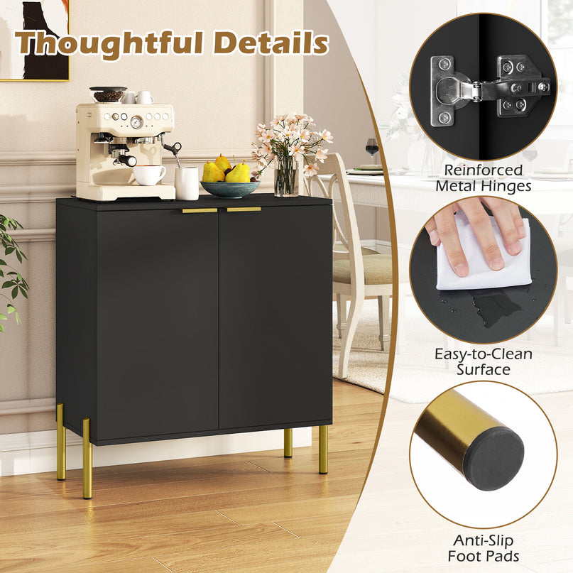Giantex Buffet Cabinet with Storage, 2-Door Kitchen Sideboard with Storage Cabinet