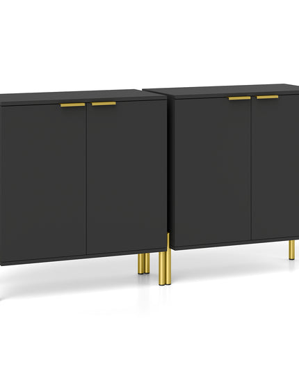Buffet Giantex avec Rangement, Buffet de Cuisine à 2 Portes avec Armoire de Rangement