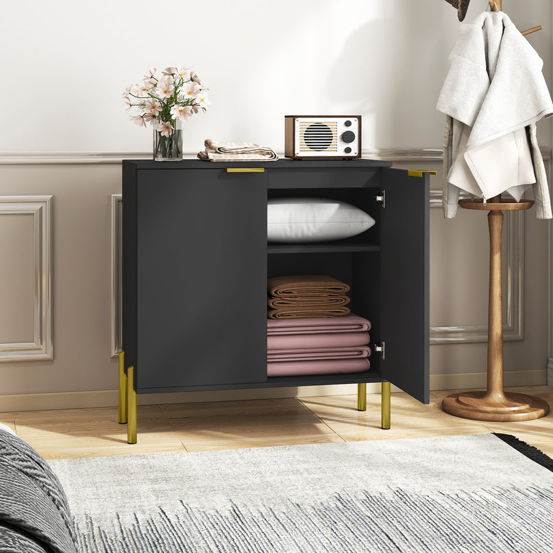 Giantex Buffet Cabinet with Storage, 2-Door Kitchen Sideboard with Storage Cabinet
