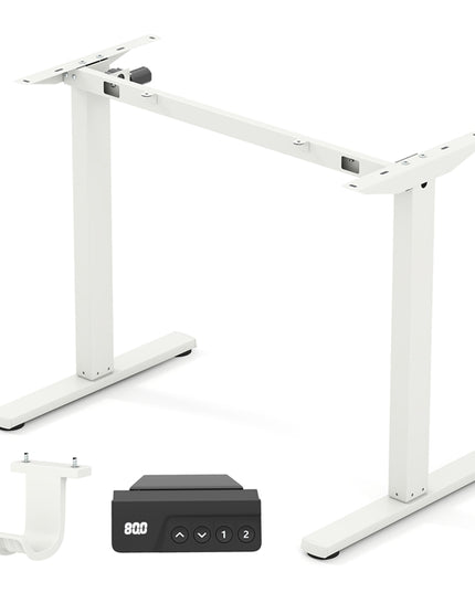 Pieds de bureau réglables électriques Giantex pour plateau de 100 à 120 cm