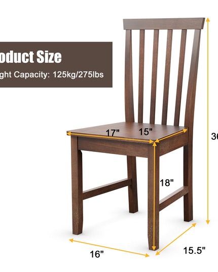 Set of 4 Dining Room Side Chair - Giantex