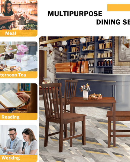 Set of 4 Dining Room Side Chair - Giantex