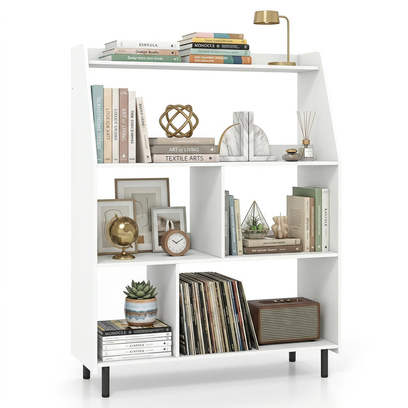 Giantex 5 Cube Storage Organizer with Adjustable Feet & Sturdy Support Legs