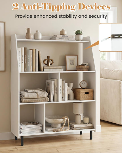 Giantex 5 Cube Storage Organizer with Adjustable Feet & Sturdy Support Legs