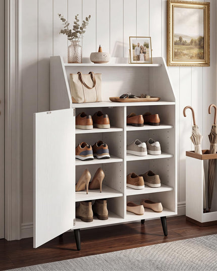 Giantex Shoe Storage Cabinet w/Single-Door for Entryway Hallway Closet Living Room