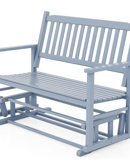 Giantex Outdoor Glider Bench Chair - 2 Person Loveseat