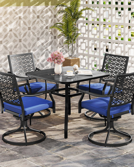 Giantex 2 or 4 Pack Swivel Outdoor Chairs, Patio Dining Rocking Chairs