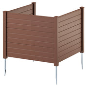3 Panels / Brown