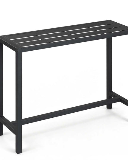 Table de bar rectangulaire d'extérieur Giantex à hauteur de comptoir