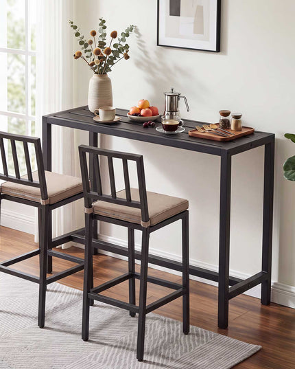 Table de bar rectangulaire d'extérieur Giantex à hauteur de comptoir