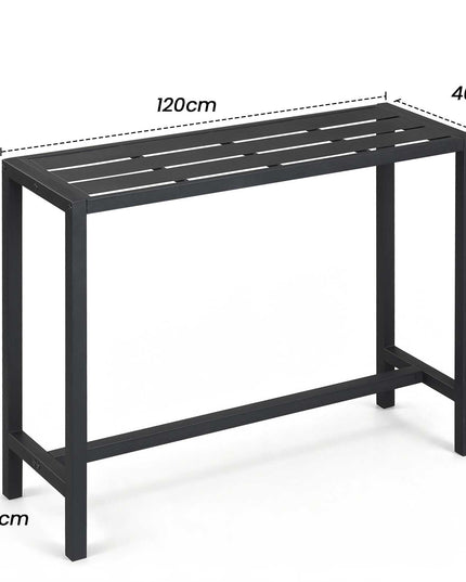 Table de bar rectangulaire d'extérieur Giantex à hauteur de comptoir