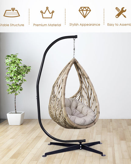 Giantex Hammock Chair Stand, Hanging Chair Stand, C Stand for Hanging Chair