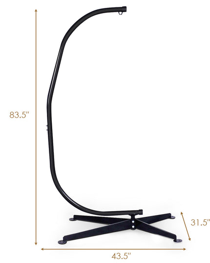 Giantex Hammock Chair Stand, Hanging Chair Stand, C Stand for Hanging Chair