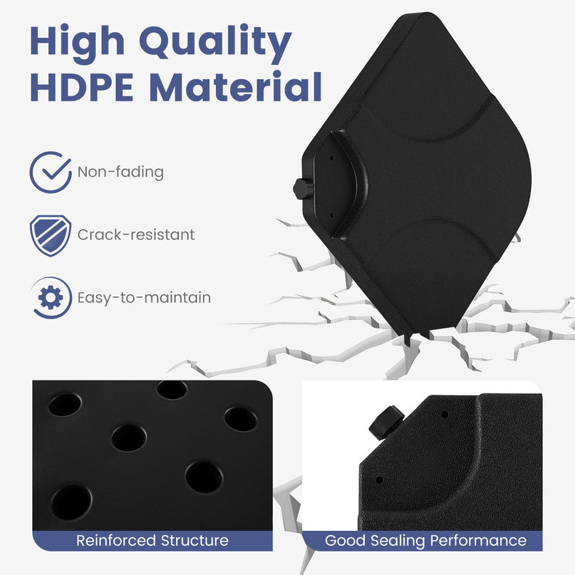Umbrella Base Stand Patio Offset Square Base