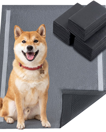 Giantex 150-Pack 36" x 24" Charcoal Dog Pee Pads for Medium & Large Dogs