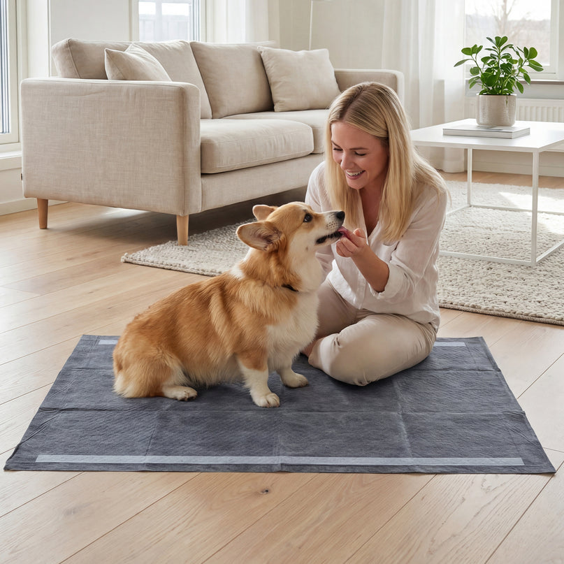 Giantex 150-Pack 36" x 24" Charcoal Dog Pee Pads for Medium & Large Dogs