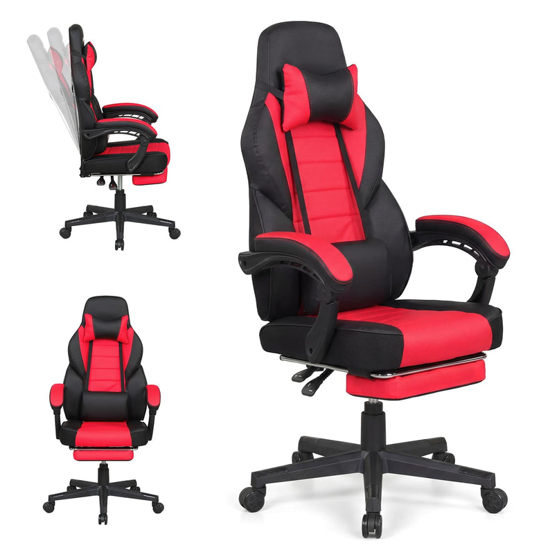 Giantex Height Adjustable 360° Swivel Gaming Chair for Home Office