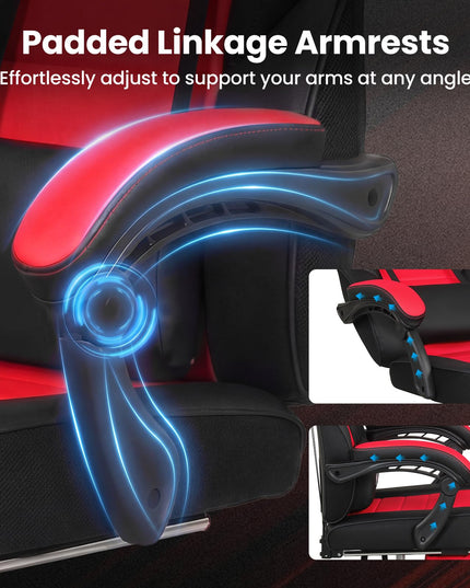 Giantex Height Adjustable 360° Swivel Gaming Chair for Home Office