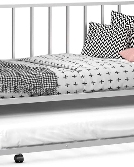 Giantex Twin Size Daybed and Trundle Frame Set