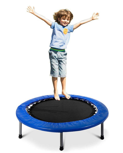 Mini Fitness Trampoline for Adults and Kids, 38 Inch Rebounder Trampoline - Giantexus