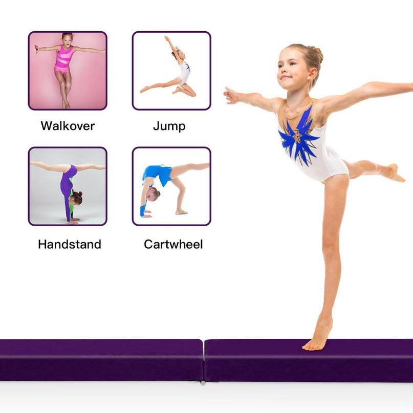 Giantex 7FT Folding Floor Balance Beam for Girls - Giantexus