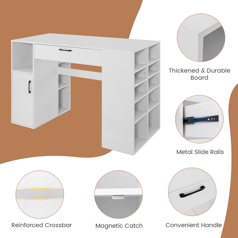 Giantex Craft Table with Storage