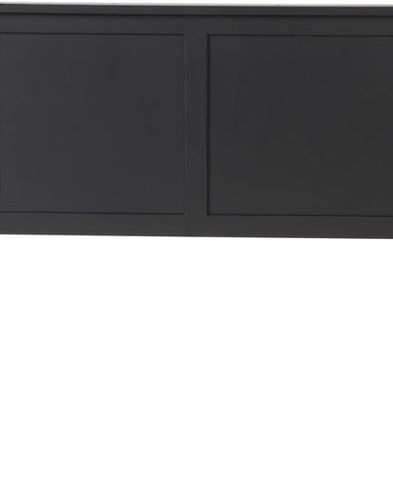 Giantex Wood Headboard, Flat Panel Headboard with Pre-drilled Holes for Height Adjustment