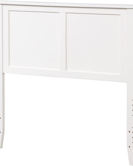 Giantex Wood Headboard, Flat Panel Headboard with Pre-drilled Holes for Height Adjustment
