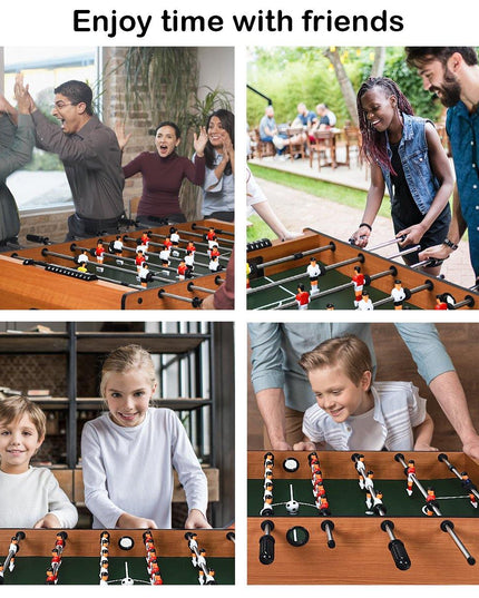 Giantex 48" Foosball Table, 8 Rods, 2 Balls and Score Keepers - Giantexus
