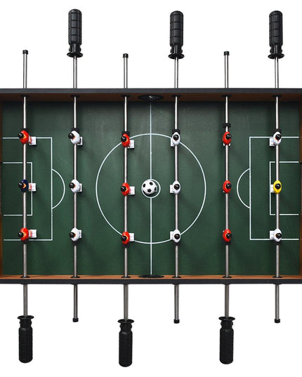 Giantex Foosball Table, 27in Mini Football Table Game w/ 2 Footballs, Score Keepers (Natural) - Giantexus