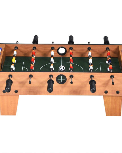 Giantex Foosball Table, 27in Mini Football Table Game w/ 2 Footballs, Score Keepers (Natural) - Giantexus