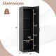 Giantex Tall Storage Cabinet for Living Room Kitchen Bathroom Laundry