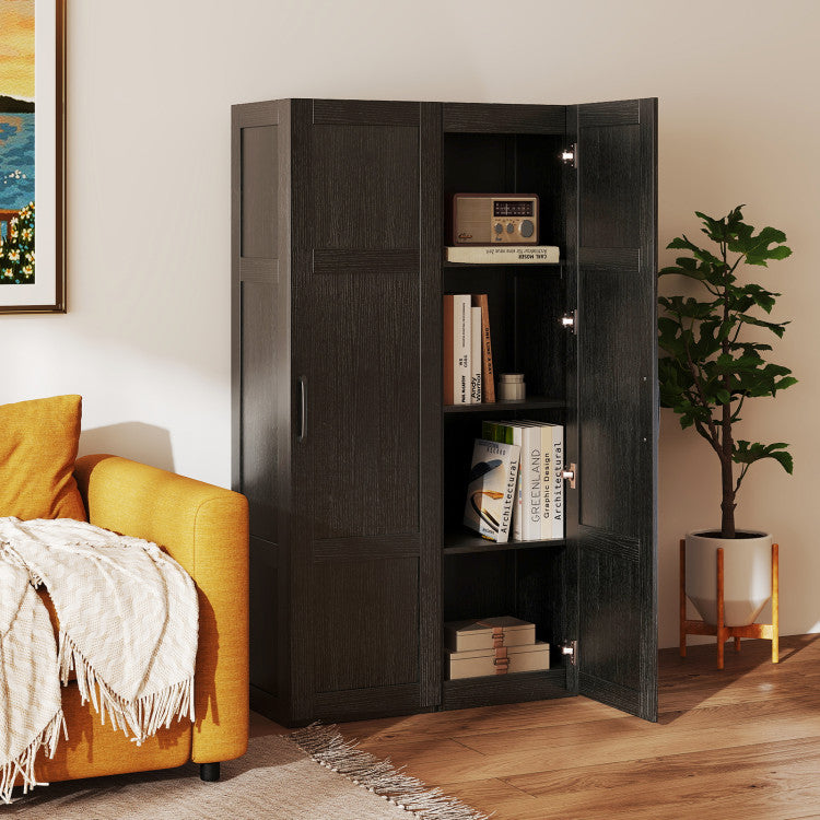 Giantex Tall Storage Cabinet for Living Room Kitchen Bathroom Laundry