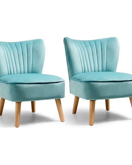 Velvet Accent Chair, Upholstered Modern Sofa Chair