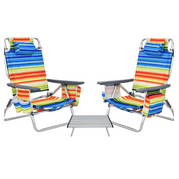 Multi Color / 2-Pack Chair with Table