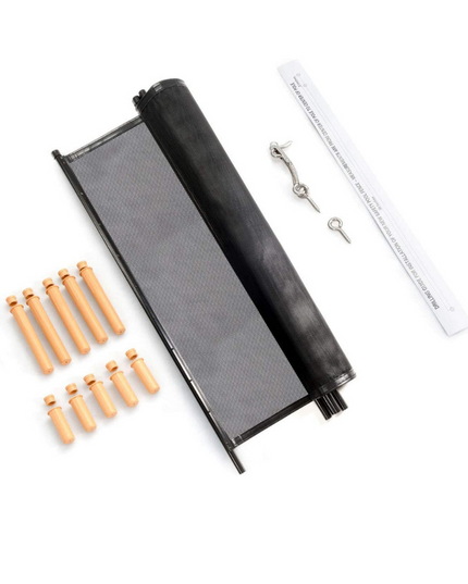 4Foot X12Foot Kit Safety Mesh Barrier W/ 2 Size Sleeves Removable Kids Garden Fence - Giantexus