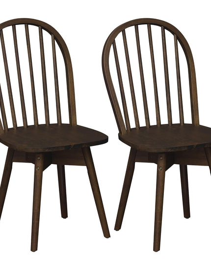 Giantex Windsor Dining Chairs Farmhouse Swivel Kitchen Chairs with Spindle Back Set of 2/4