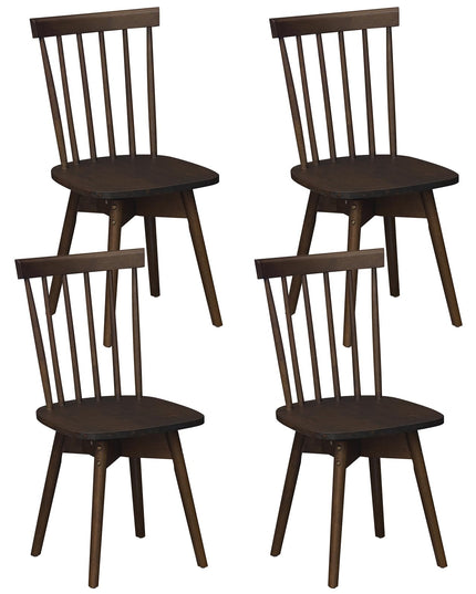 Giantex Windsor Dining Chairs Set of 2/4 with Swivel Seat & Spindle Back