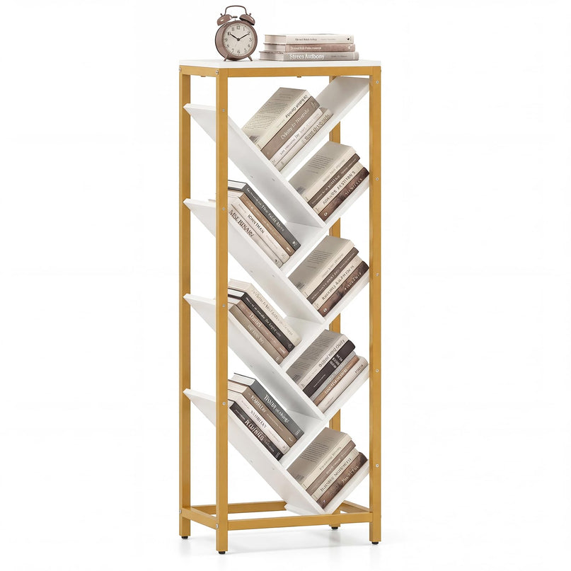 Giantex Tree Bookshelf 9-Tier Floor Standing Bookshelf for Books/CDs