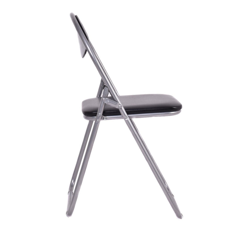 6 PCS Folding Chairs Set with Padded Seats and Carrying Handle - Giantexus